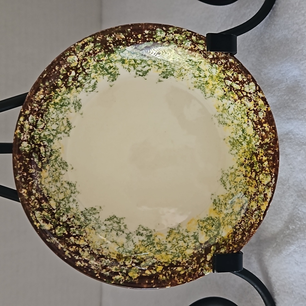 Vernon Ware  Metlox Poppytrail Vintage Hawaiian Coral Set of 2 Bread Plates
